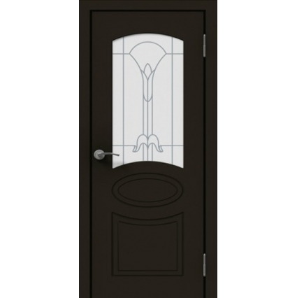 Дверь межкомнатная Эмаль ПО-2 Графит